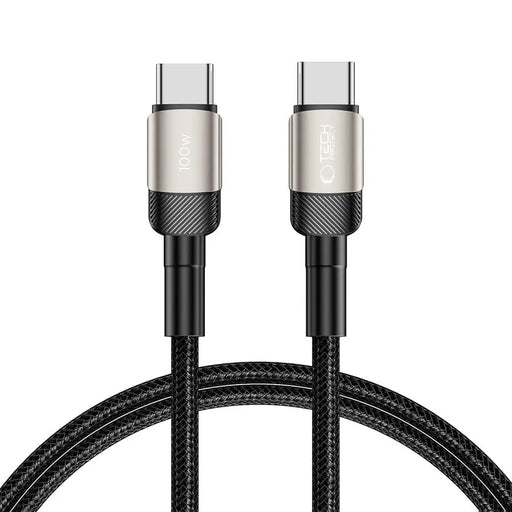 Tech-Protect UltraBoost Evo USB-C / USB-C PD cable 100W 5A 1m - titanium - Cell phone cables<<<HurtelXML