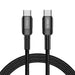 Tech-Protect UltraBoost Evo USB-C / USB-C PD cable 100W 5A 2m - black - Cell phone cables<<<HurtelXML
