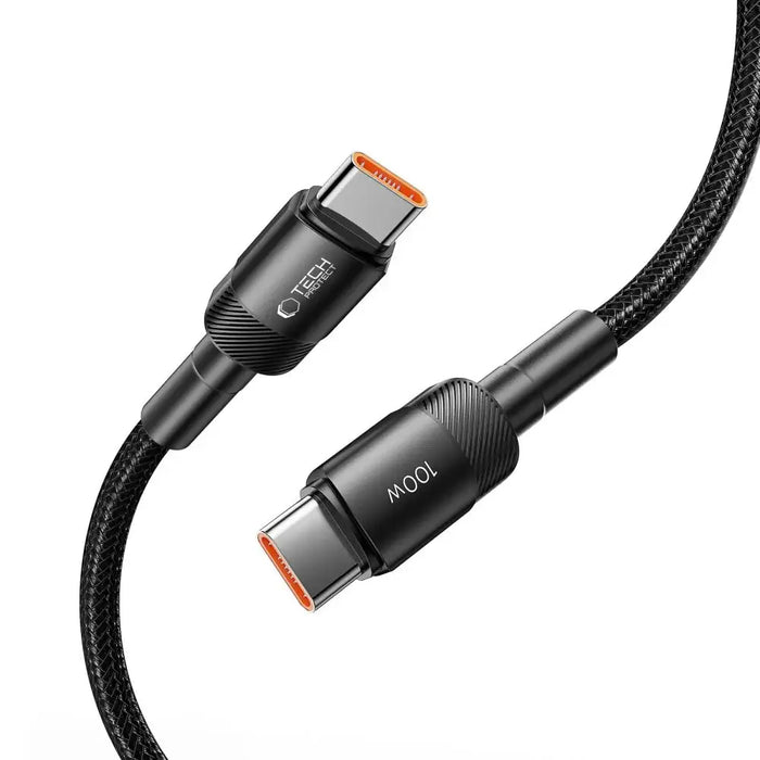 Tech-Protect UltraBoost Evo USB-C / USB-C PD cable 100W 5A 2m - black - Cell phone cables<<<HurtelXML