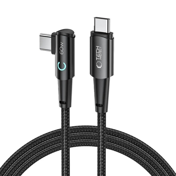 Tech-Protect UltraBoost L USB-C / USB-C 60W 6A Cable 2m - Gray - Cell phone cables<<<HurtelXML