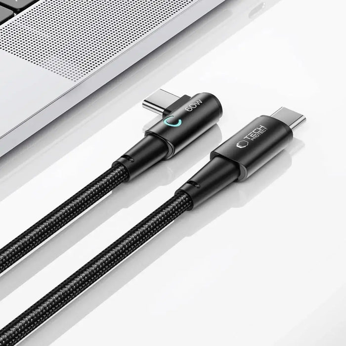 Tech-Protect UltraBoost L USB-C / USB-C 60W 6A Cable 2m - Gray - Cell phone cables<<<HurtelXML