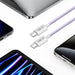 Tech-Protect Ultraboost Lite USB-C PD60W/3A Cable 2m - Purple - Cables and tapes<<<HurtelXML