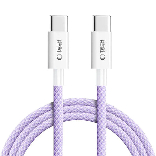 Tech-Protect Ultraboost Lite USB-C PD60W/3A Cable 2m - Purple - Cables and tapes<<<HurtelXML