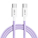 Tech-Protect Ultraboost Lite USB-C PD60W/3A Cable 2m - Purple - Cables and tapes<<<HurtelXML
