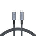 Tech-Protect UltraBoost Max USB-C 4.0 / USB-C 4.0 PD Cable 240W 8K 40Gbps 1m - Gray - Cell phone cables<<<HurtelXML