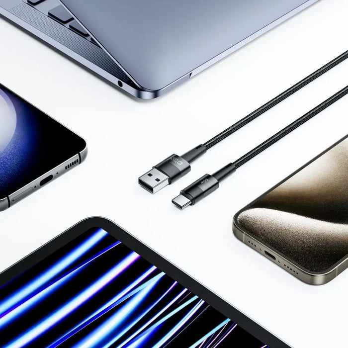 Tech-Protect UltraBoost USB-C / USB-C Cable 66W 6A 1m - Gray - Cell phone cables<<<HurtelXML