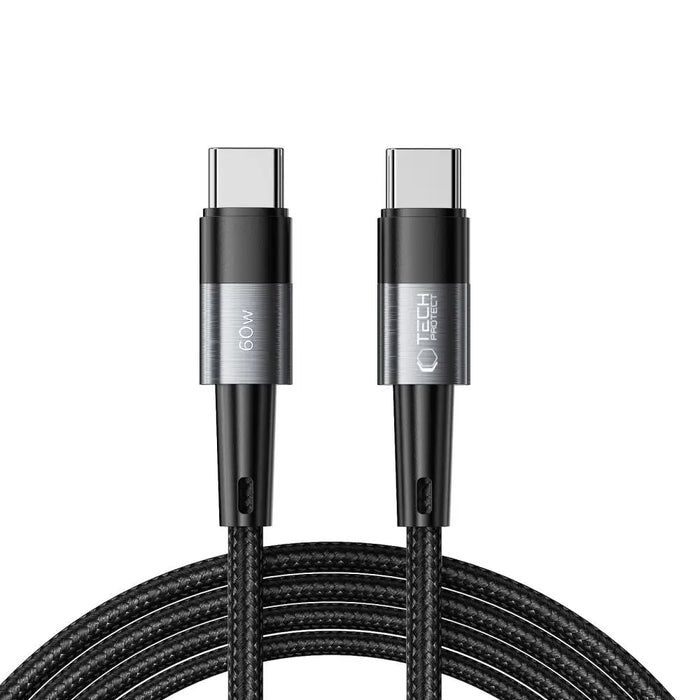 Tech-Protect UltraBoost USB-C / USB-C PD 60W 3A 2m cable - gray - Cell phone cables<<<HurtelXML