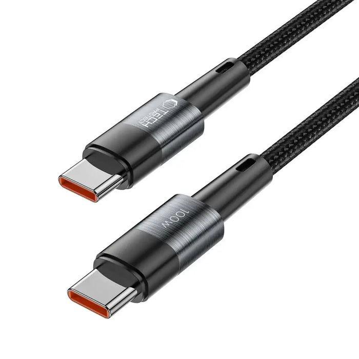 Tech-Protect UltraBoost USB-C / USB-C PD Cable 100W 5A 1m - Gray - Cell phone cables<<<HurtelXML