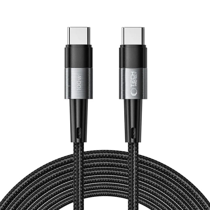 Tech-Protect UltraBoost USB-C / USB-C PD Cable 100W 5A 3m - Gray - Cell phone cables<<<HurtelXML