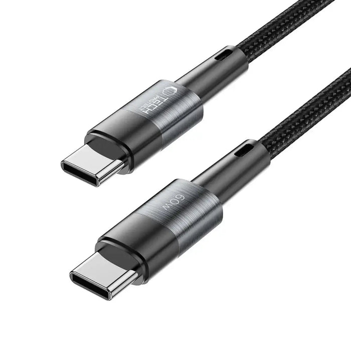 Tech-Protect UltraBoost USB-C / USB-C PD Cable 60W 3A 0.5m - Gray - Cell phone cables<<<HurtelXML