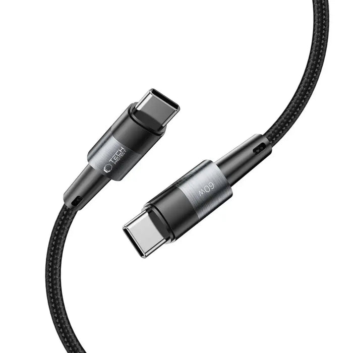 Tech-Protect UltraBoost USB-C / USB-C PD Cable 60W 3A 0.5m - Gray - Cell phone cables<<<HurtelXML