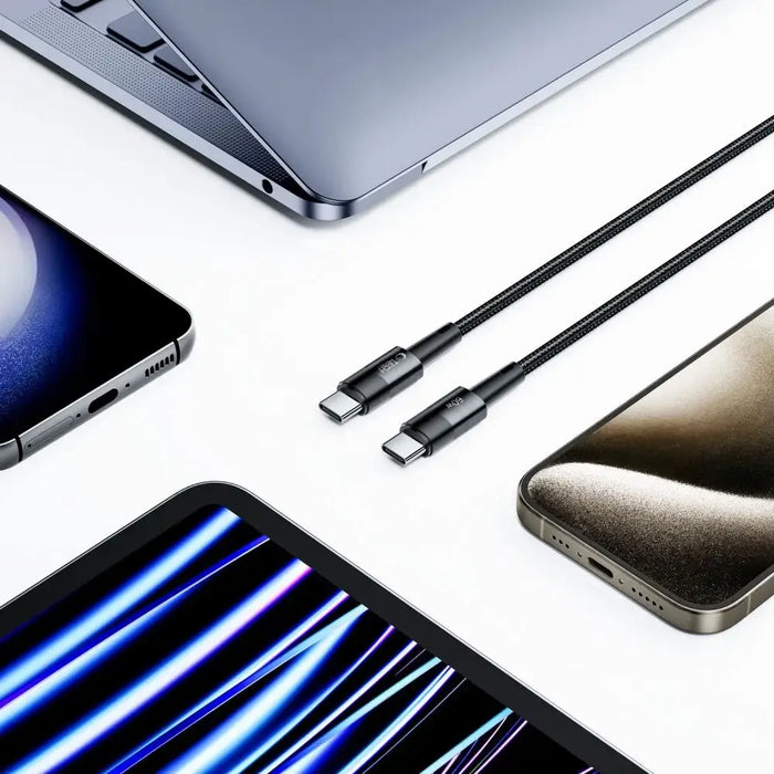 Tech-Protect UltraBoost USB-C / USB-C PD Cable 60W 3A 0.5m - Gray - Cell phone cables<<<HurtelXML