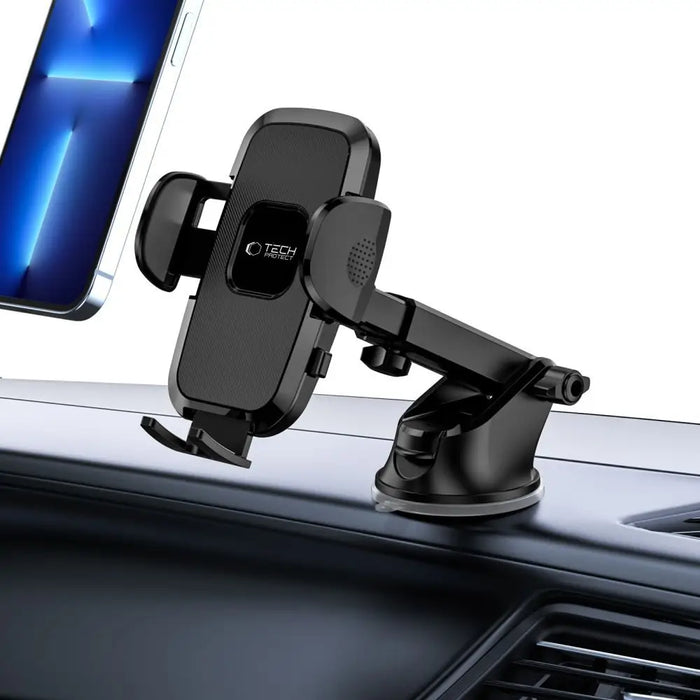 Tech-Protect V3 Car Phone Holder for Windshield/Cockpit - Black - Cell phone holders<<<HurtelXML