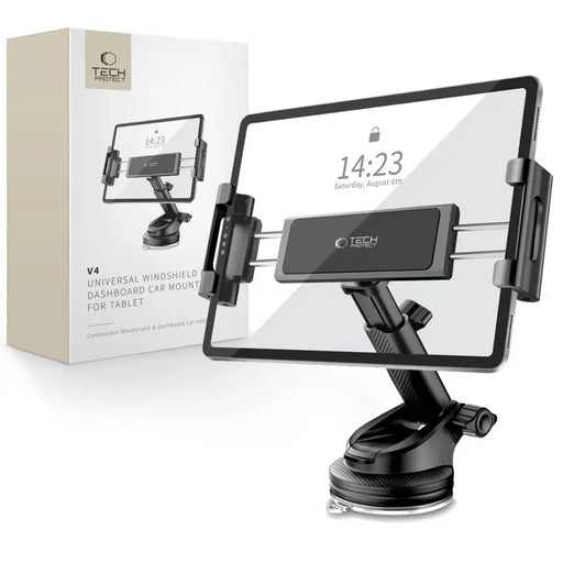 Tech-Protect V4 Car Tablet Holder for Cockpit Mount - Black - Cell phone holders<<<HurtelXML
