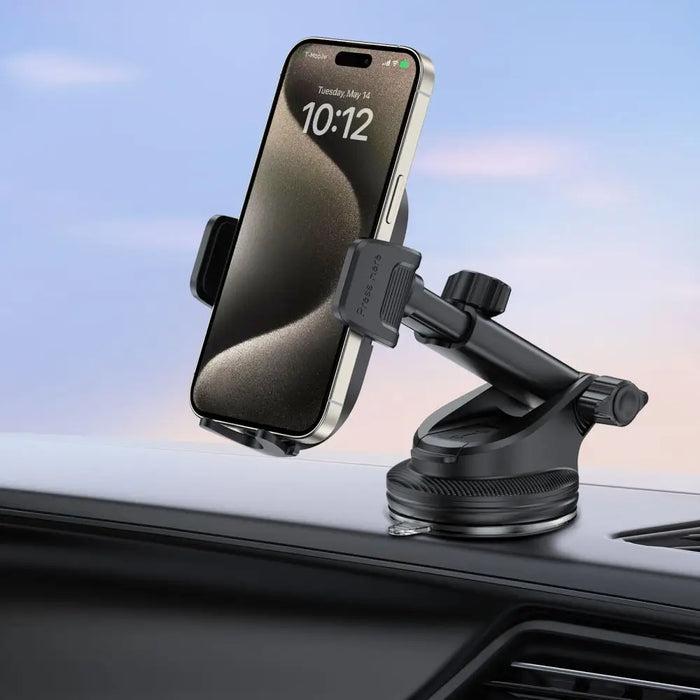 Tech-Protect V8 Car Holder for Dashboard Windshield or Air Vent Mount - Black - Cell phone holders<<<HurtelXML