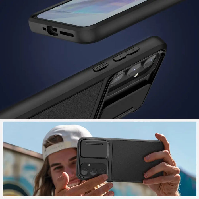 Tech-Protect Velar Cam+ Case for Samsung Galaxy A55 5G - Black - Cell phone cases and covers<<<HurtelXML