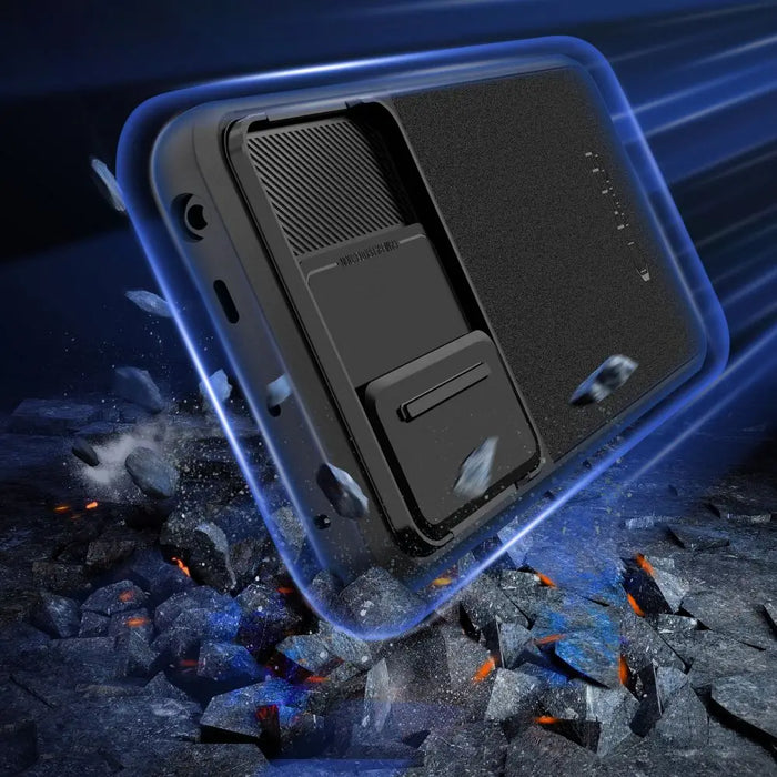 Tech-Protect Velar Cam+ Case for Xiaomi Redmi Note 13 Pro 5G / Poco X6 5G - Black - Cell phone cases