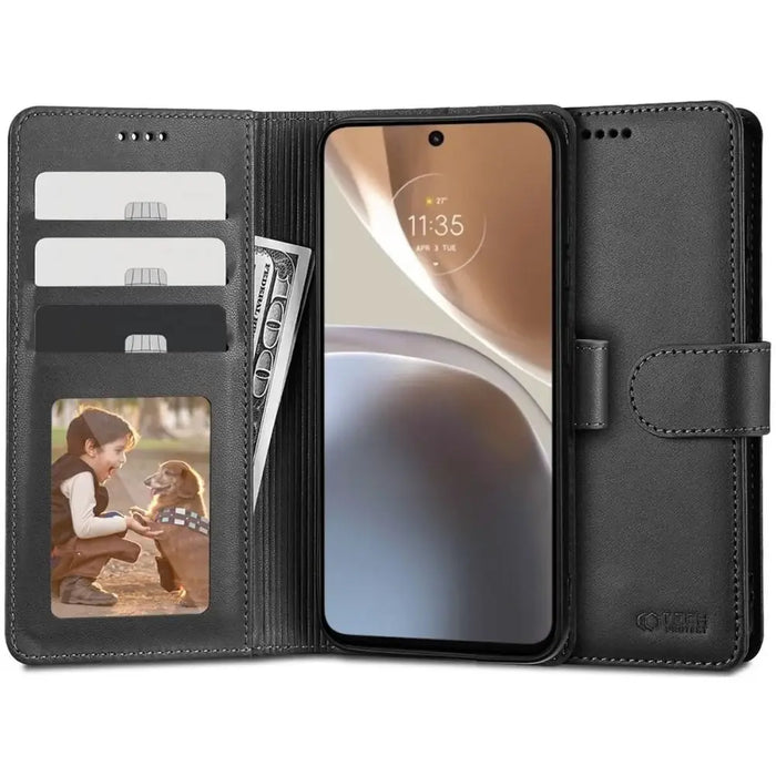 Tech-Protect Wallet Case for Motorola Moto G32 - Black - Cell phone cases and covers<<<HurtelXML