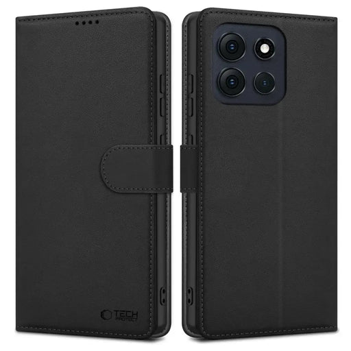 Tech-Protect Wallet Case for Motorola Moto G56 5G - Black - Cell phone cases and covers<<<HurtelXML