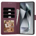 Tech-Protect Wallet Case for Samsung Galaxy A36 5G - Burgundy - Cell phone cases and covers<<<HurtelXML