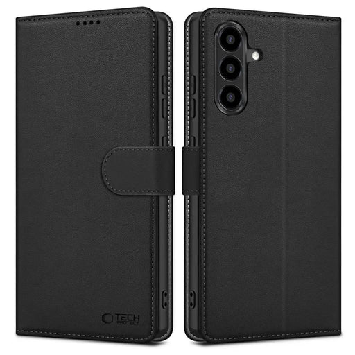 Tech-Protect Wallet Case for Samsung Galaxy A36 5G - Matte Black - Cell phone cases and covers<<<HurtelXML