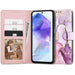 Tech-Protect Wallet Case for Samsung Galaxy A55 5G - Pink Marble - Cell phone cases and covers<<<HurtelXML