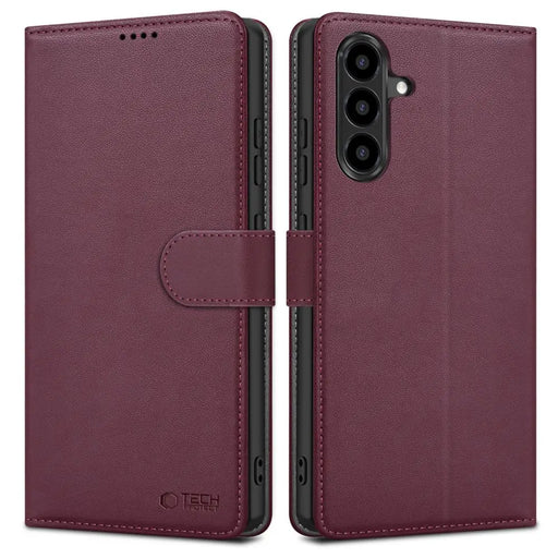 Tech-Protect Wallet Case for Samsung Galaxy A56 5G - Burgundy - Cell phone cases and covers<<<HurtelXML