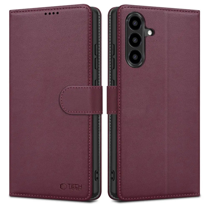 Tech-Protect Wallet Case for Samsung Galaxy A56 5G - Burgundy - Cell phone cases and covers<<<HurtelXML