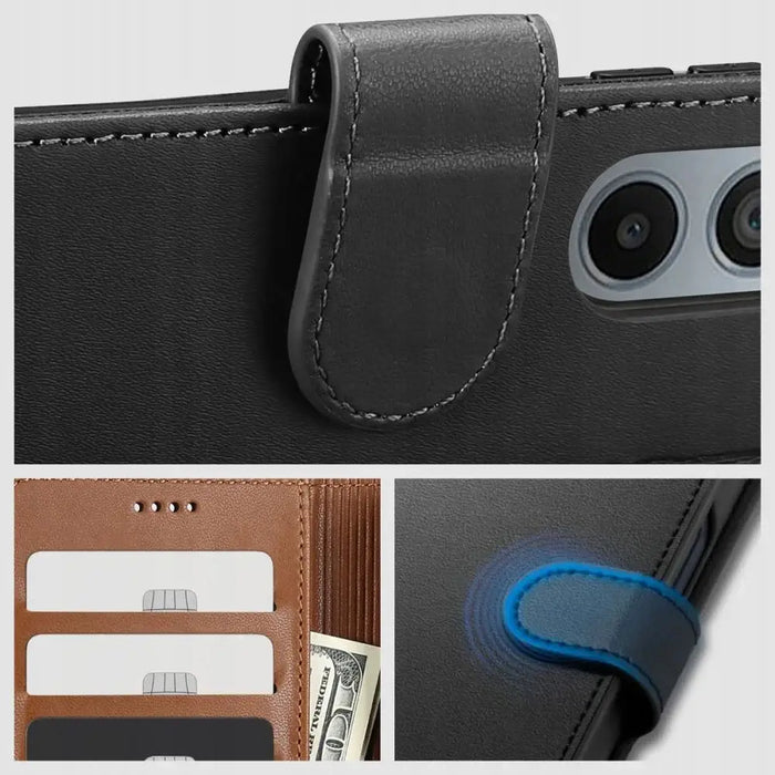 Tech-Protect Wallet Case for Samsung Galaxy S24 - Black - Cell phone cases and covers<<<HurtelXML
