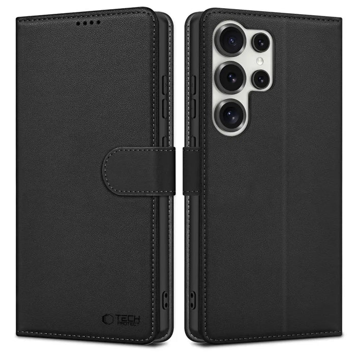 Tech-Protect Wallet Case for Samsung Galaxy S25 Ultra - Black - Cell phone cases and covers<<<HurtelXML