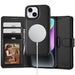 Tech-Protect Wallet MagSafe case for iPhone 15 - black - Cell phone cases and covers<<<HurtelXML