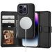 Tech-Protect Wallet MagSafe case for iPhone 15 Pro - black - Cell phone cases and covers<<<HurtelXML