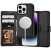 Tech-Protect Wallet MagSafe case with wallet for iPhone 16 Pro Max - black - Cell phone cases and covers<<<HurtelXML