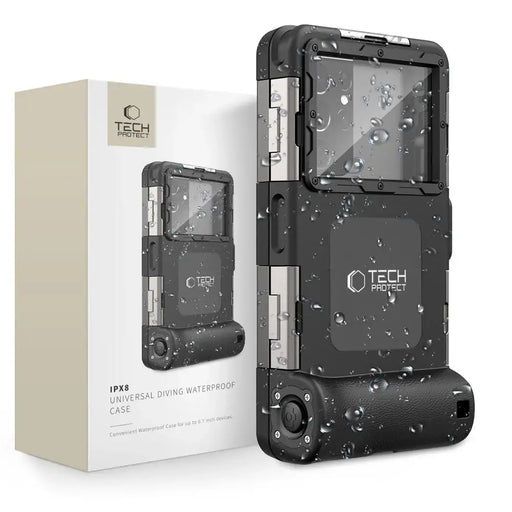 Tech-Protect Waterproof Case IPX8 for 4.7-6.7’’ Smartphones - Black - Sport products<<<HurtelXML