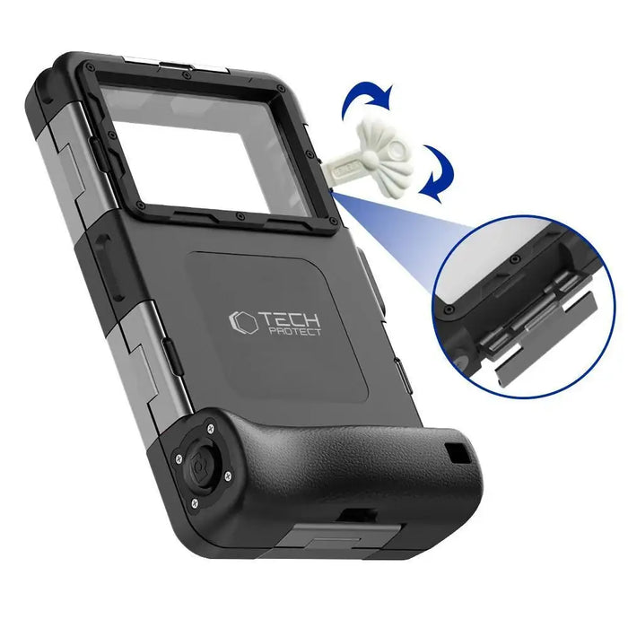 Tech-Protect Waterproof Case IPX8 for 4.7-6.7’’ Smartphones - Black - Sport products<<<HurtelXML