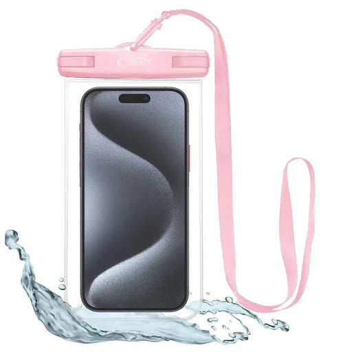 Tech-Protect Waterproof Case UWC7 waterproof for devices up to 6.9’’ - pink - Sport products<<<HurtelXML