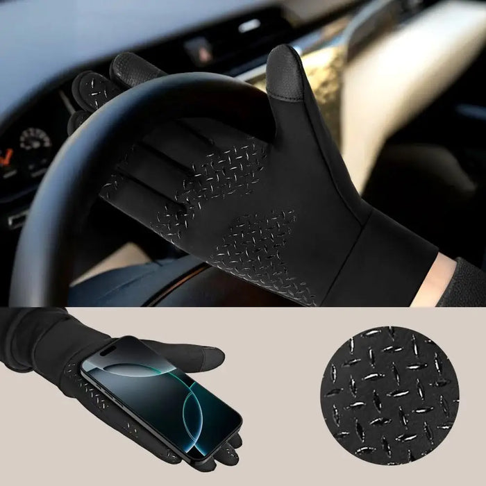 Tech-Protect WG01 Gloves with Touch Tips L - Black - Cycling gloves<<<HurtelXML