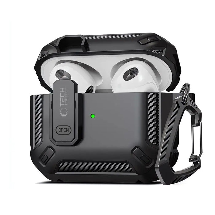 Tech-Protect X-Carbo Case for AirPods Pro 1 / 2 - Black - Cell phone cases and covers<<<HurtelXML