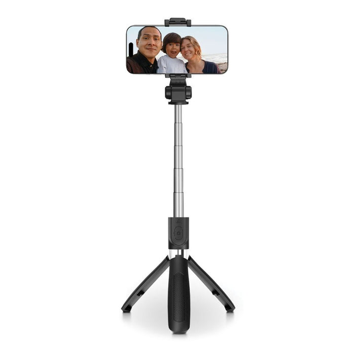 Tech-Protect L01S Bluetooth Selfie Stick with Tripod up to 70cm - Black