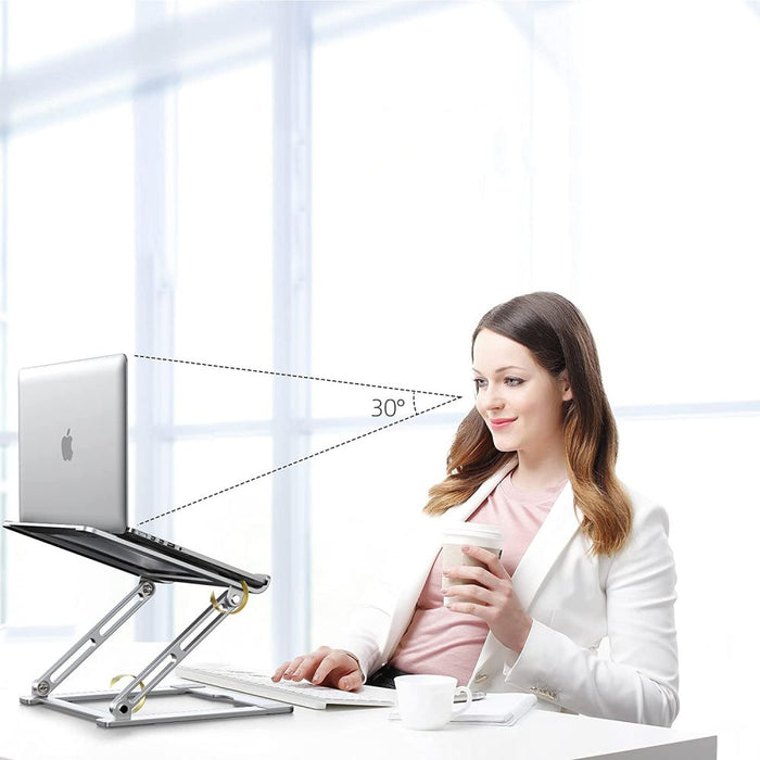 Tech-Protect ULS400 universal foldable stand for laptops up to 17" - gray
