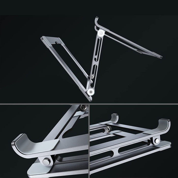 Tech-Protect ULS400 universal foldable stand for laptops up to 17" - silver