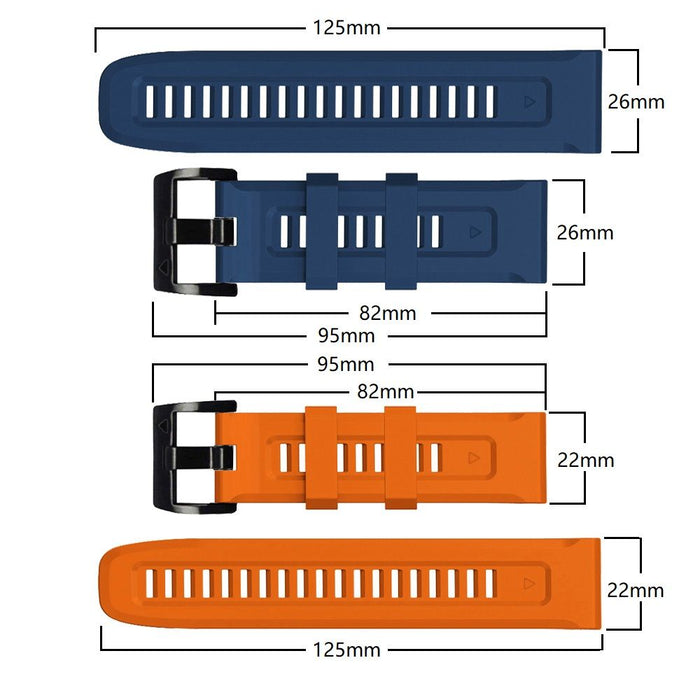 Tech-Protect IconBand for Garmin Fenix 5 / 6 / 6 Pro / 7 - Orange