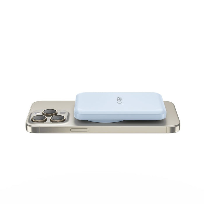 Tech-Protect LifeMag PB10 Powerbank with MagSafe 5000mAh 15W USB-C port - blue + USB-C cable