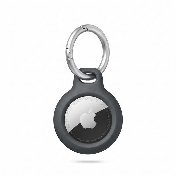 Tech-Protect Rough Case for Apple AirTag with Ring - Black