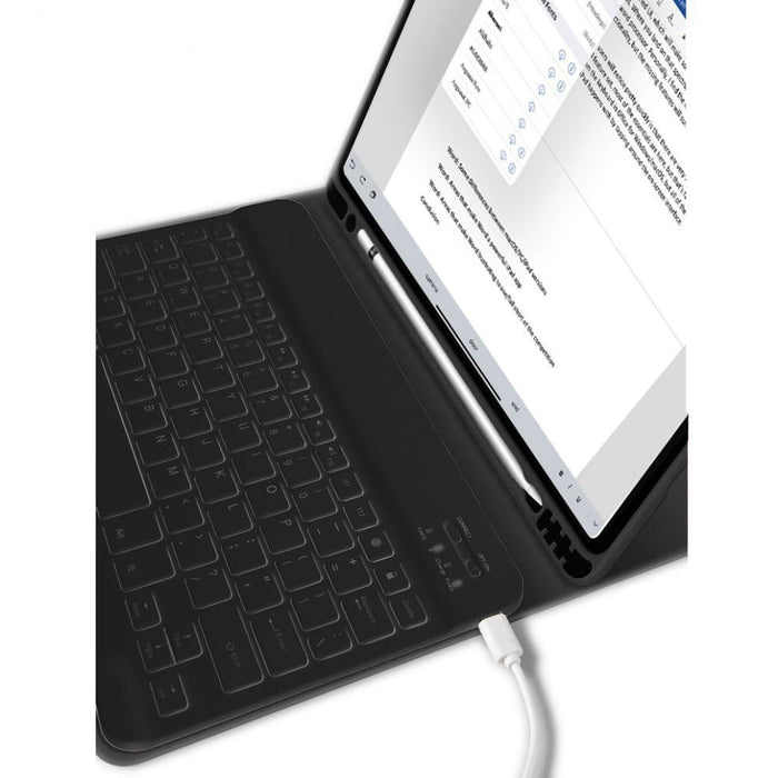 Tech-Protect SC Pen + Keyboard Case for iPad 10.9" 2022 - Black