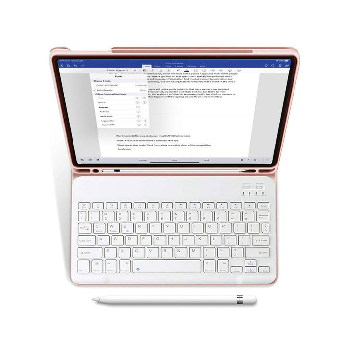 Tech-Protect SC Pen + Keyboard Case with Keyboard for iPad 10.9" 2022 - Pink