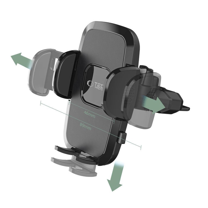 Tech-Protect V3 Car Phone Holder for CD Drive - Black