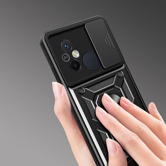 Tech-Protect CamShield Pro Case for Xiaomi Redmi 12C - Black