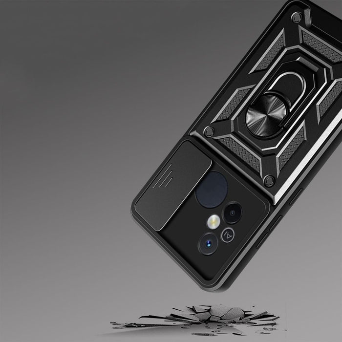 Tech-Protect CamShield Pro Case for Xiaomi Redmi 12C - Black