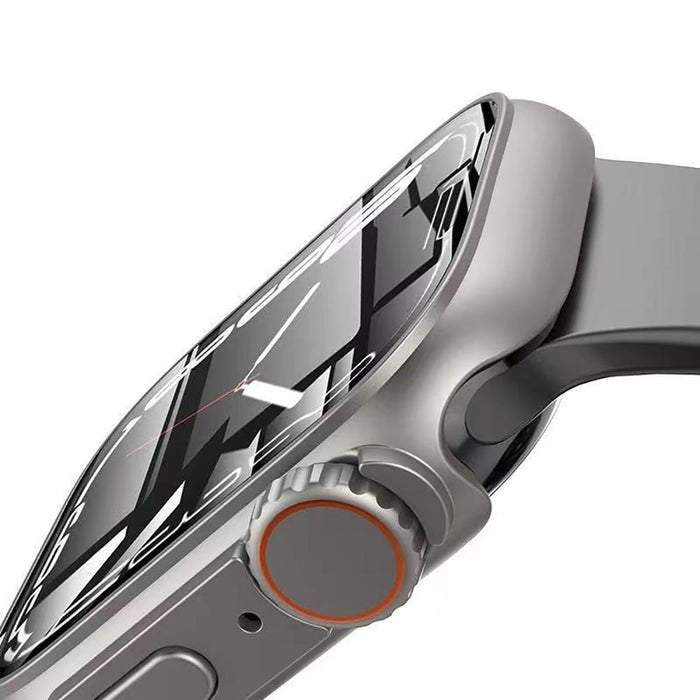 Tech-Protect Defense360 Case for Apple Watch 7 / 8 / 9 (45mm) - Black/Orange